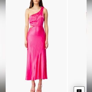 Bardot Audrey One-Shoulder Maxi Dress